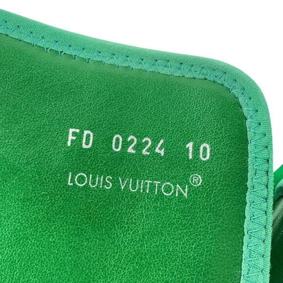 LOUIS VUITTON Miami Mule 1ACR2W Green Mens Sandals Marked as 10 - 11US - Picture 6 of 11